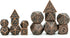 UDIXI 10mm Mini Metal DND Dice Set, 7-Die Small Metal Dice Portable Tiny Polyhedral RPG Dice for D&D Dungeons and Dragons Role Playing Games (Copp...