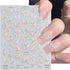 JMEOWIO 3D Embossed Aurora Butterfly Nail Art Stickers Decals Self-Adhesive 5D Nail Supplies Nail Art Design Decoration Accessories 1 Sheets...