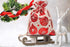 AOOTOOSPORT Christmas Burlap Bags with Drawstring, 5 x 7 Inch Christmas Favor Bags Jewelry Candy Pouches Sacks, Mini Storage Bag for Wedding Chris...
