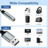 (2-Pack) USB to 3.5mm Jack Audio Adapter, QimKero External Sound Card USB-A, for AUX Stereo Converter, Compatible for Headset, PC Windows, Laptop?...