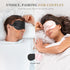 Sleep Mask Silk Eye Mask for Sleeping, Super Soft Blackout Eye Mask for Women Men, Side Sleeper Eye Covers for Sleeping with Adjustable Straps, Tr...