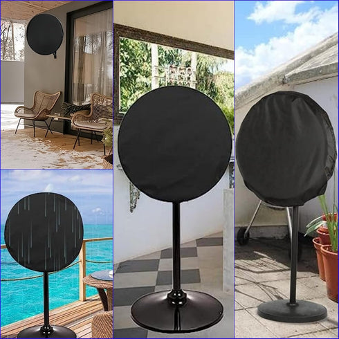 Outdoor Fan Cover, Waterproof & Dustproof Fan Cover Fit for Most 24" & 30" Large Stand up Pedestal Fan and Wall Mount Industrial Fans (Fit 30" Fan...
