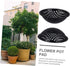 20 Pcs Flower Pot Mat Potted Plants Pot Bottom Grid Mat Drainage Mesh Hole Screen Round Drainage Mesh Pad Drainage Discs Pots Plants Breathable Bo...