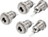 E-outstanding 5-Pack DC-099 5.5 mm x 2.5mm 30V 10A DC Power Jack Socket,Threaded Female Panel Mount Connector Adapter...