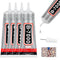 4 PCS 110ml B7000 Glue Clear with Precision Tip, Clear Glue Rhinestones Glue for Craft, Multipurpose Waterproof Stong Bond Jewelry Glue for Phone ...