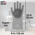 Dog Washing Gloves with Bristle Scrubbers, Reusable Silicone Gloves ideal for Pet Bathing, Massaging & Grooming (Gray)...