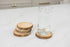 Lipper International Acacia Tree Bark Coasters, Set of 4...
