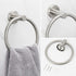 NearMoon Bath Towel Ring, Bathroom Hardware Accessories-Thicken Stainless Steel Hand Towel Holder for Bathroom, Modern Round Towel Hanger Wall Mou...