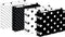 Barker Creek Black & White Dot File Folders on 14pt Stock, Set of 12, Letter Size, 1/3 Cut Tabs, Home, School and Office Supplies (2004)...