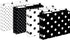 Barker Creek Black & White Dot File Folders on 14pt Stock, Set of 12, Letter Size, 1/3 Cut Tabs, Home, School and Office Supplies (2004)...
