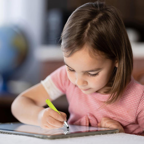 Kid-Friendly Pens for Touch Screens:Touch Screens Pen Stylus Silicone Anti-Slip Tablet Stylus Compatible with All Touch Screens,3 pcs Stylus + 3 p...