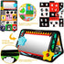 beetoy Tummy Time Baby Mirror Toys with Black and White Pattern, High Contrast 3D Activity Play Crinkle Toys Baby Mirror for Newborn 0 3 6 Months...