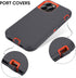 MAXCURY Case for iPhone 12, iPhone 12 Case, Heavy Duty Shock Absorption Full Body Protective Silicone Rubber with Hard PC Phone Case Cover for Gir...
