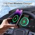 for Magsafe Car Mount Charger, 15W Wireless Magnetic Car Holder for iPhone 15 14 13 12 Pro Plus Max,Bendable Memory Titanium Alloy...