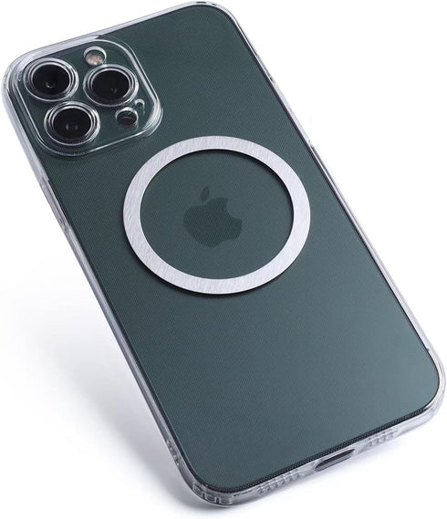 Universal Metal Rings Compatible for Magsafe Charger/Wallet/Battery Pack, Ultra-Thin Magsafe Sticker, Compatible with iPhone 16/15/14/13/12 Series...