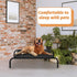 Pet Bed Mesh Elevated Dog Bed Breathable Dog Hammock Wear-resist Dog Bed Wear-resist Pet Bed Detachable Dog Bed Indoor Pet Hammock Indoor Pet Bed ...