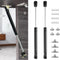 2 Pack 100N/22.5lb Gas Strut, 10in Gas Struts for Cabinets Heavy Lid, Gas Spring for Lift Support Hydraulic Hinges for Toy Box, Truck Door Hinges ...