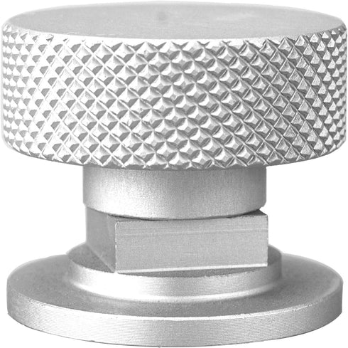 3mirrors Welding Hood (Pipeliner) Helmet Fasteners Headgear Replacement Parts Accessories Screws Flip Hood Aluminum - 1 Pair (Silver Anodized Knur...