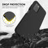 for Samsung Galaxy A03s Phone Case: Shockproof Silicone Slim Cover Hybrid Protective Cell Case - Durable TPU Dual Layer Drop-Proof Cover (Black)...