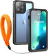 inkolelo Compatible with iPhone 13 Pro Max Waterproof Case, Built-in Screen Full-Body Protector with Floating Strap IP68 Waterproof Case for iPhon...