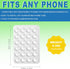 Silicone Suction Phone Case Mount, Mobile Fidget Mirror Holder for Selfies and Videos, Hands-Free Phone Accessory Holder Compatible iPhone and And...