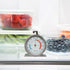 Taylor 5924 Large Dial Kitchen Refrigerator and Freezer Analog Thermometer, 3-Inch Dial, Easy to Read, Silver Finish, Accurate Temperature Monitor...