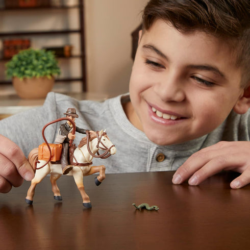 Indiana Jones Worlds of Adventure with Horse Action Figure Set, 2.5-inch, Action Figures for Kids Ages 4 and Up...
