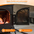 Stanbroil Wood Stove Gasket, 1/2" x 84" Graphite Impregnated Fiberglass Rope Seal and High-Temperature Cement Gasket Kit Replacement for Wood Stov...