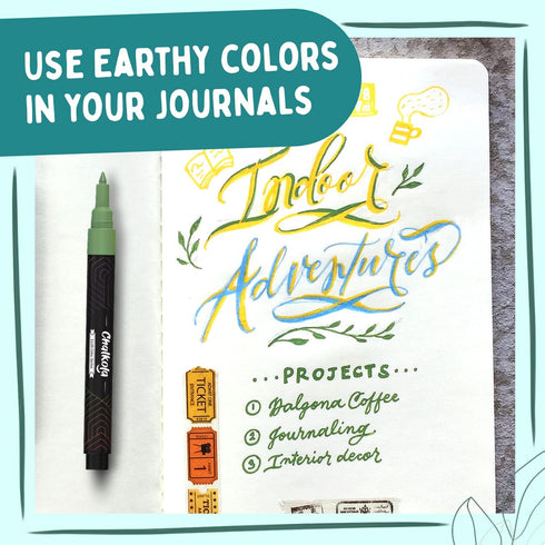 Chalkola Liquid Chalk Markers (8 Pack, 1mm Extra Fine Tip) for Chalkboard Signs, Blackboard, Window, Labels, Bistro, Glass, Car - Washable Pastel ...