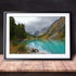 Paint by Numbers for Adults, DIY Drawing Paintwork with 4 Paintbrushes and Acrylic Paints, 16”x20” Rolled Canvas Gift Decor, Mountain Lake Landsca...