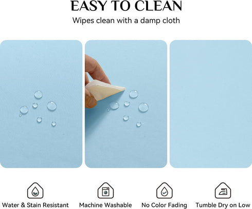 Softalker Rectangle Tablecloth, Waterproof & Stain Resistant Square Table Cloths Wrinkle Free Fabric Washable 210GSM Polyester Table Cover for Spr...