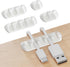 GLUIT Adhesive Desktop Cable Organizer Versatile Cord Holders Wire Clips and Cable Holder Cord Organizer for Desk Table Accessories Office Spaces ...