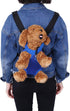 Pet Carrier Backpack, 8 Types Fashionable Pet Dog Five Holes Backpack Front Chest Tote Carrier Net Bag(Dark Blue S) Slings...