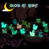225 Pcs Luminous Mini Resin Ducks Bulk 15 Colors Tiny Duck Glow in The Dark for Garden Micro Landscape Dollhouse Aquarium Potted Ornament Charms B...