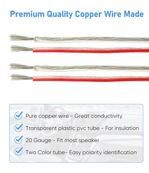 Car Front Rear Door Speaker Wiring Harness Connector Plug Replacement for 2002-2020 Jeep Wrangler JK, Chrysler,Dodge Vehicles,Install Aftermarket ...