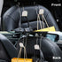 SAVORI Car Headrest Hooks Bling Car Accessories Rhinestones Universal Auto Back Seat Headrest Metal Hanger Organizer Vehicle Holder for Bag Purse ...