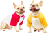 Dog Clothes for Small Dog, Breathable Stretchy Dog Raglan Shirt, Soft Comfortable Cat Puppy Kitten Pet Apparel Outfits (S?1-4lb?, Yellow & Red)...