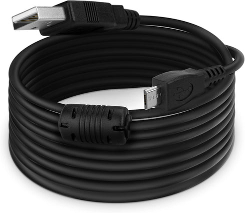 BoxWave Cable Compatible with Kodak Luma 350 Portable Smart Projector - DirectSync (15 ft) Cable, Extra Long Charge and Sync Cable - Black......