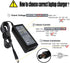 18.5V 3.5A 65W AC Adapter Charger Compatible with HP Pavilion G4 G6 G7 G32 G42 G56 G60 G61 G62 G71 G72 DV3 DV4 DV5 DV6 DV7 DM4 M6 M7 Series Compaq...