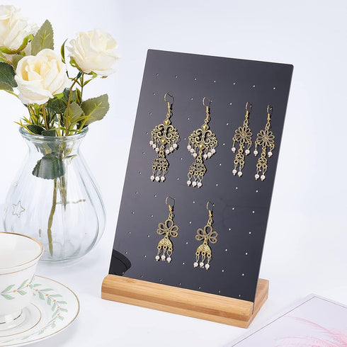SUNNYCLUE 1 Box 64Pcs Earring Connectors Charms Filigree Components Links Chandelier Charms Flower Linking Charms Loops Jewelry Making Kit for Vin...