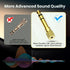 POSUGEAR 6.35mm 1/4 Male to 3.5mm 1/8 Female Stereo Headphone Adapter Connector Gold Plated, Headphone Jack Adapter for Aux Cable Speaker Headphon...