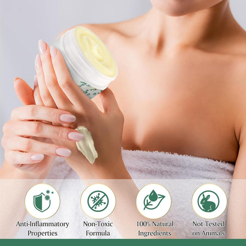 Organic Wild Yam Cream For Balance,3 Oz - 100% Natural Balancing Cream For Women, Wild Yam Cream For Skin Care For All Skins...