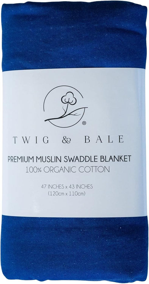 TWIG & BALE South Carolina Palmetto State Flag Muslin Baby Blanket...
