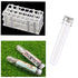 Test Tubes 25x140mm(40ml), Clear Plastic Tubes with Screw Caps for Science Experiment Party Decoration Christmas Birthday Gifts Candy Storage...