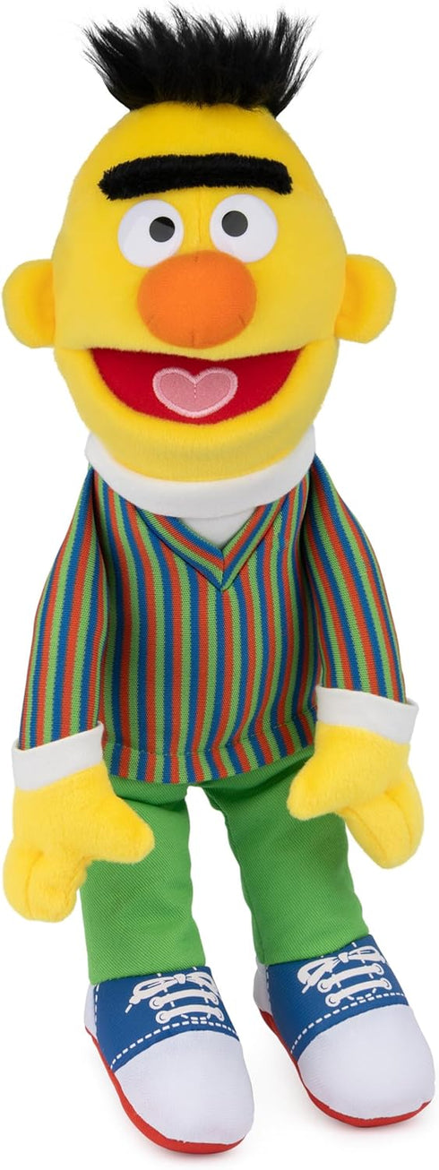 GUND Sesame Street Official Bert Muppet Plush, Premium Plush Toy for Ages 1 & Up, Yellow, 14”...