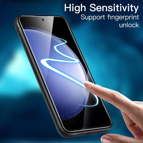 JETech Screen Protector for Samsung Galaxy S23 FE 6.4-Inch, Fingerprint Compatible, Tempered Glass Film, HD Clear, 3-Pack...