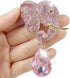 EVER FAITH Rhinestone Crystal Adorable Cute Elephant Teardrop Brooch Gold-Tone...
