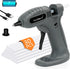 MULWARK Cordless Hot Melt Glue Gun, Rechargeable Fast Preheating Mini Glue Gun Kit with 30 Pc Premium Glue Sticks and Nozzle Cap, Wireless Hot Glu...