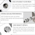 AOMAG Pneumatic 1/4" PT 5 Way 2 Postion Air Hand Lever Operated Valve Pneumatic Solenoid Valve Manual Control Push-Pull 4H210-08...