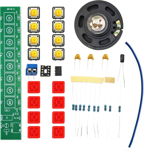 Taidacnet Make Your Own Organ Music Musical Instruments Box Kit NE555 Electric Piano DIY Kits for Children Kids Soldering Practice Education...